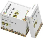 Infowerk Druckerpapier Kopierpapier 2500 Blatt (5x500 ) DIN A4 80 g Premium Hochwei&szlig;