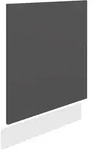 VCM K&uuml;chenm&ouml;bel Unterschrank Esilo Wei&szlig; / Anthrazit H. 67 x B. 60 x T. 2 cm