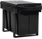 vidaXL Abfallsammler Soft-Close 48 L