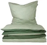 Schiesser Bettw&auml;scheset Doubleface - Renforc&eacute; - 2-teilig - 155 x 220 cm - Gr&uuml;n