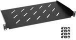 HMF 65499 Fachboden f&uuml;r Serverschrank | 19 Zoll | 1 HE | 250 mm Einbautiefe 