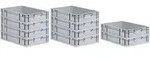 PROREGAL SparSet 10x Eurobox NextGen Economy, Griffe zu, HxBxT 12x40x60cm, 23...