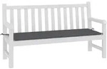 vidaXL Gartenbank-Auflage Anthrazit 150x50x3 cm Oxford-Gewebe