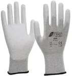 AS Arbeitsschutz Nitras Antistatikhandschuhe teilbeschichtet | grau | Gr.6 