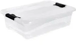 Keeeper - Aufbewahrungsbox mit Deckel 28L Transparent, Kollektion Cornelia