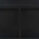 vidaXL Bartisch mit 2 Tischplatten, Schwarz, 130 x 40 x 120 cm, Modell Orion Riviera