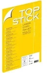 TOP STICK CD/DVD-Etiketten, Durchmesser: 117 mm, wei&szlig;