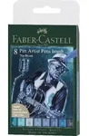 Faber Castell Tuschestift Pitt Artist Pen 8er Blues