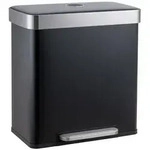 SVITA LT2X30 M&uuml;lleimer 60l Treteimer Tretm&uuml;lleimer Abfalleimer 2 F&auml;cher