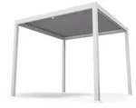 Blumfeldt LuminaHaven Pavillon 3x3 m verzinktes Lamellen-Stahldach sch&uuml;tzt vor