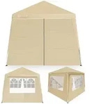 CASARIA&reg; Set 3x3m Pavillon und 4x Seitenteil beige