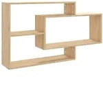 vidaXL Wandregale Sonoma-Eiche 104x20x58,5 cm Holzwerkstoff
