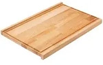Metaltex Wendbares Schneidebrett aus Buchenholz 55x35x2 cm