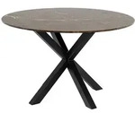 Ebuy24 Heaven Esstisch 120x120cm Braun.