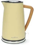 Nedis Wasserkocher - 1.7 l - Soft-Touch - Gelb - Um 360 Grad drehbar - Verdecktes