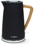 Nedis Wasserkocher - 1.7 l - Soft-Touch - Schwarz - Um 360 Grad drehbar - Verdecktes