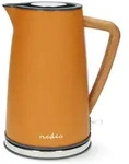 Nedis Wasserkocher - 1.7 l - Soft-Touch - Orange - Um 360 Grad drehbar - Verdecktes