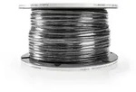Nedis Mikrofonkabel - 2 x 0.25 mm2 - Kupfer - 100.0 m - Rund - PVC - Schwarz - Rolle
