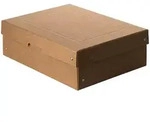 Falken 22001800 PURE Box Nature DIN A4, F&uuml;llh&ouml;he 100 mm braun - Braun