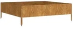 vidaXL Hochbeet 100x100x33,5 cm Cortenstahl