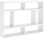 vidaXL Wandregal Wei&szlig; 75x16x55 cm Holzwerkstoff