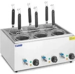 Royal Catering Nudelkocher mit 6 K&ouml;rben - Temperatur: 30 - 110 &deg;C