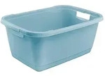 Keeeper - W&auml;schekorb 65 x 44 x 28 cm, nordisches Blau, glattes Design