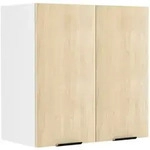 VCM K&uuml;chenm&ouml;bel H&auml;ngeschrank Fasola Wei&szlig; / Honig-Eiche H. 60 x B. 60 x T. 31 cm