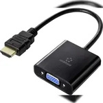 Renkforce HDMI / VGA Adapter [1x HDMI-Stecker - 1x VGA-Buchse] Schwarz 0.15 m