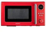 Medion LIFE MD 15000 Mikrowelle rot, 800 W, 5 Leistungsstufen & Auftaufunktion