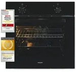 Exquisit Einbaubackofen EBE255-U-020 schwarz | Energieeffizienzklasse A | 59,0 l