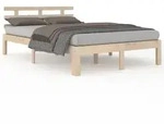 vidaXL Massivholzbett ohne Matratze 140x200 cm