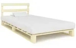 vidaXL Palettenbett Massivholz Kiefer 90&times;200 cm