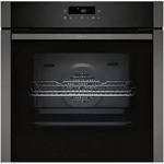Neff B6ACJ7AG3 Einbaubackofen mit Pyrolyse, 71 Liter, Edelstahl, Heissluft