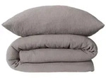 Schiesser Bettw&auml;scheset Molly - Musselin - 2-teilig - 135 x 200 cm - Grau