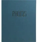 Exacompta 17603E Fotoalbum mit Ringmechanik, 60 schwarze Seiten, 32x26x4 cm, Office