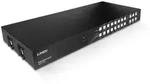Lindy 38334, AV-Matrix-Umschalter, 3840 x 2160 Pixel, 18 Gbit/s, DTS, LPCM, Schwarz,