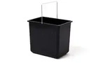 Hailo Inneneimer 1086239 schwarz 18 Liter 316 x 226 x 286 mm mit Henkel