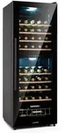 Klarstein Barossa 54 Duo Weink&uuml;hlschrank 2 Zonen 148 Ltr 54 Fl Touch-Display Schwarz
