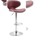CLP Barhocker Las Vegas V2 bordeauxrot/chrom