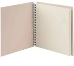 Fotoalbum Whire-O 60 Seiten 230x230mm powder/offwhite