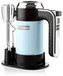 Westinghouse Handmixer Retro Serie 350 Watt, 6 Geschwindigkeitsstufen, hellblau
