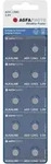 Agfaphoto Alkaline-Knopfbatterie, Lr41, V3Ga, 1,5 V Leistung, Einzelhandelsblister