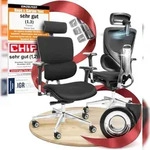 CLOUVOU MasterSeat, ergonomischer B&uuml;rostuhl, h&ouml;henverstellbare R&uuml;ckenlehne mit