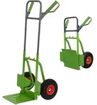 Baumarktplus Sackkarre Stahl 200 kg 113 cm H&ouml;he gro&szlig;e klappbare Ladefl&auml;che 30x30