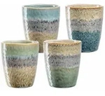 Leonardo MATERA Keramikbecher 300 ml gemischt 4er Set