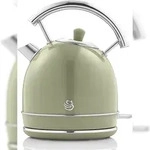 SWAN SK14630GNEU Retro Elektrisch Wasserkocher 1,8L Vintage Abschaltautomatik