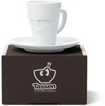 Fiftyeight Espressotasse Grummelig 80 ml wei&szlig; Mokkatasse