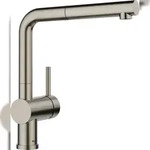 BLANCO GmbH + Co KG BLANCO LINUS-S K&uuml;chenarmatur Wasserhahn Hochdruck satin platinum