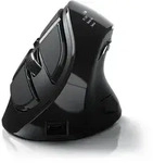 CSL - ergonomische Maus (Bluetooth, Funk, optische kabellose Vertikal Maus - 2,4 Ghz